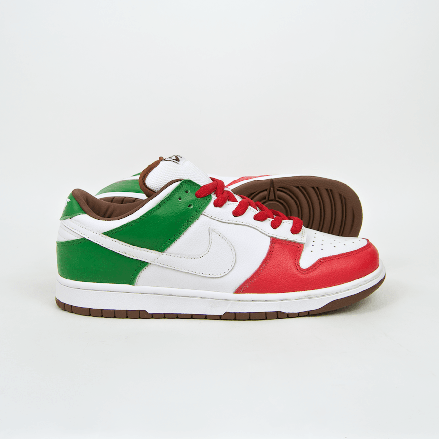 Nike SB - 'Cinco De Mayo' Dunk Low Pro SB Shoes - White / White