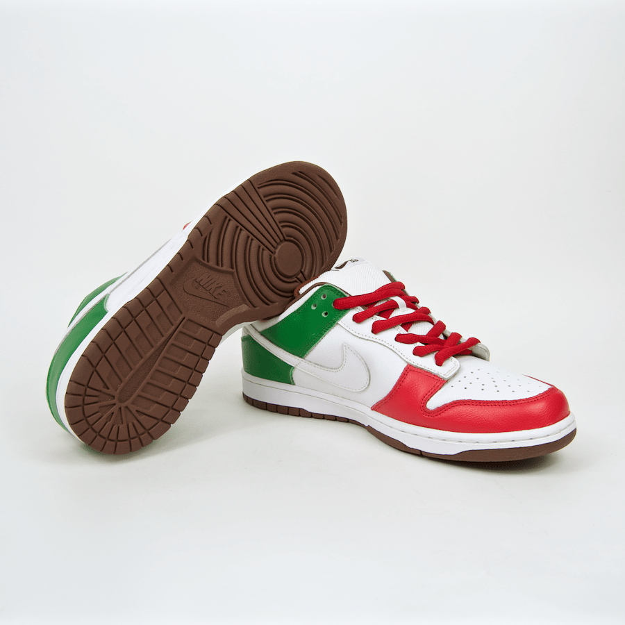 Nike SB - 'Cinco De Mayo' Dunk Low Pro SB Shoes - White / White