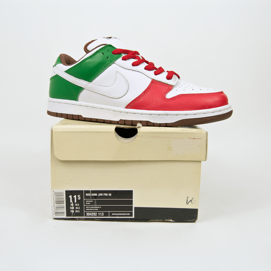 Nike SB - 'Cinco De Mayo' Dunk Low Pro SB Shoes - White / White