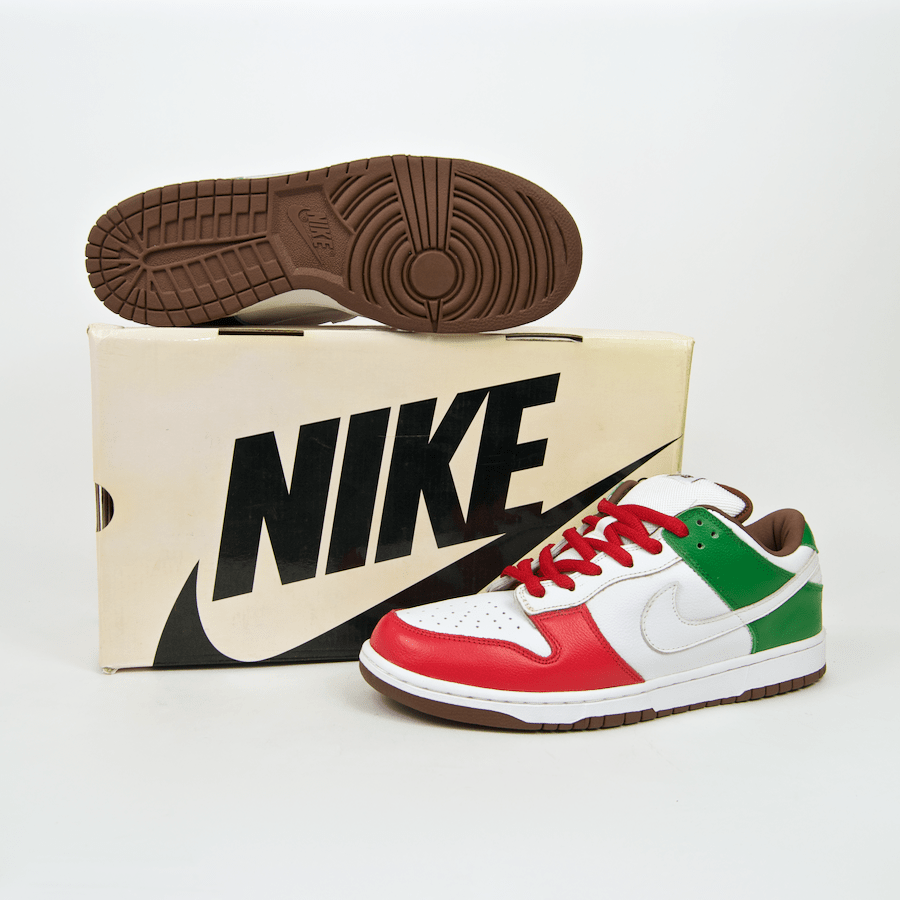 Nike SB - 'Cinco De Mayo' Dunk Low Pro SB Shoes - White / White