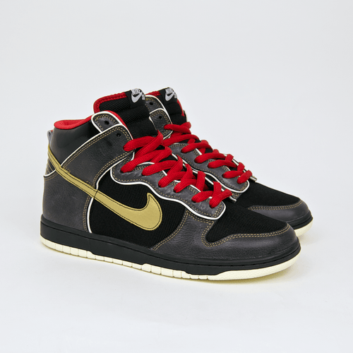Nike SB - Dunk High Premium SB 'Marshall Amp' Shoes - Black / Metallic Gold