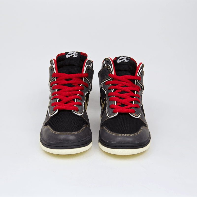 Nike SB - Dunk High Premium SB 'Marshall Amp' Shoes - Black / Metallic Gold
