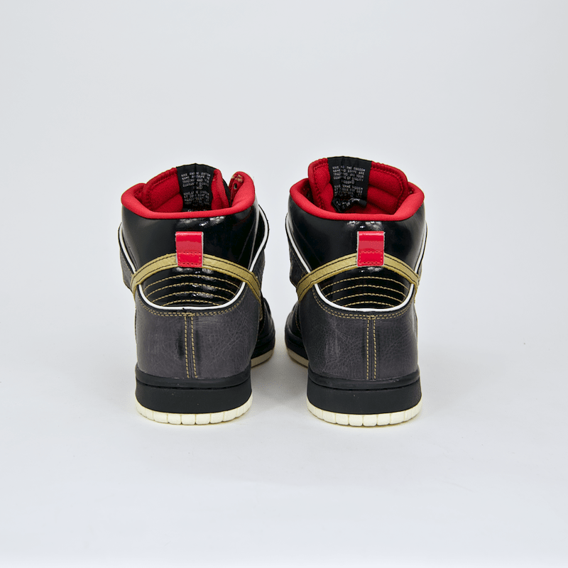 Nike SB - Dunk High Premium SB 'Marshall Amp' Shoes - Black / Metallic Gold