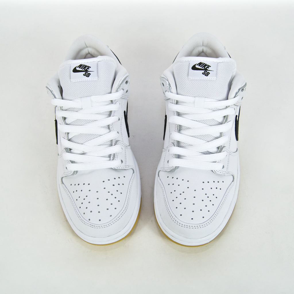 Nike SB White And Gum Dunk Low Pro Orange Label ISO Shoes