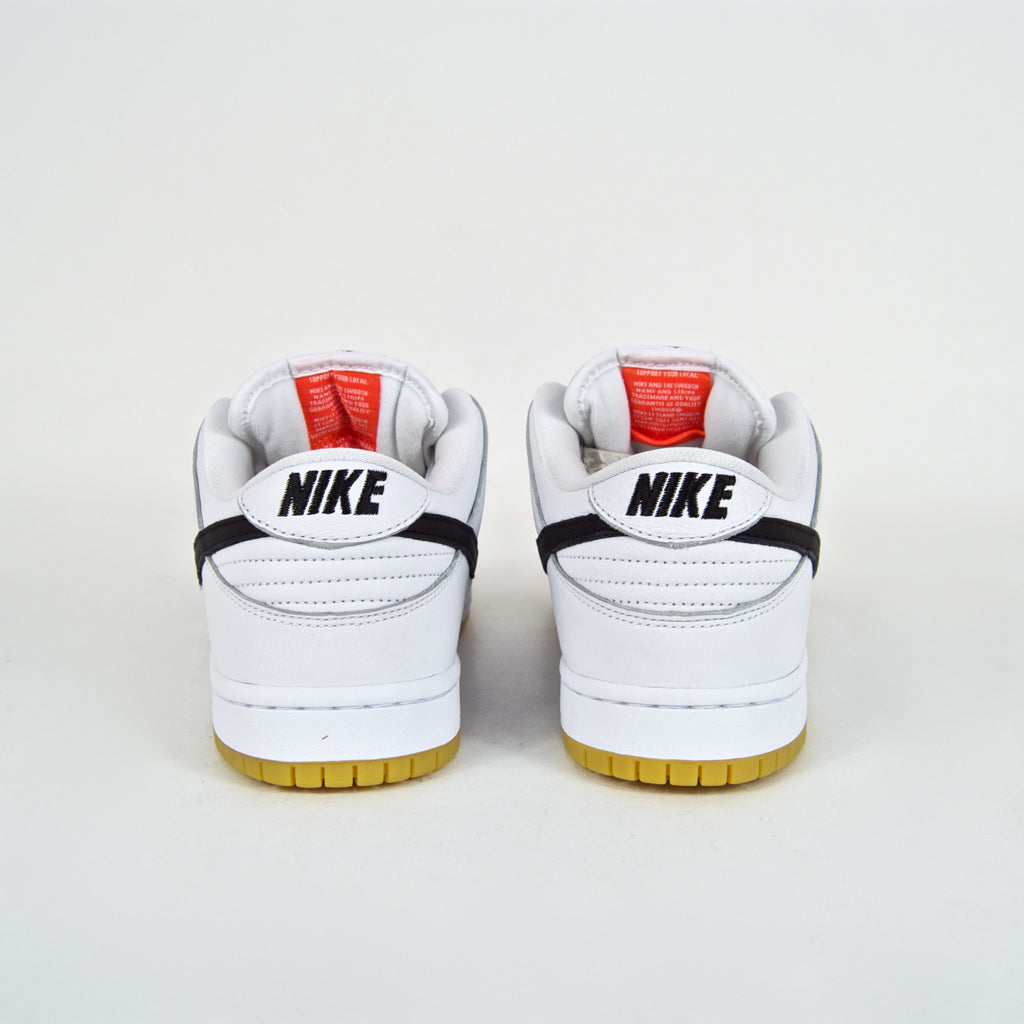Nike SB White And Gum Dunk Low Pro Orange Label ISO Shoes