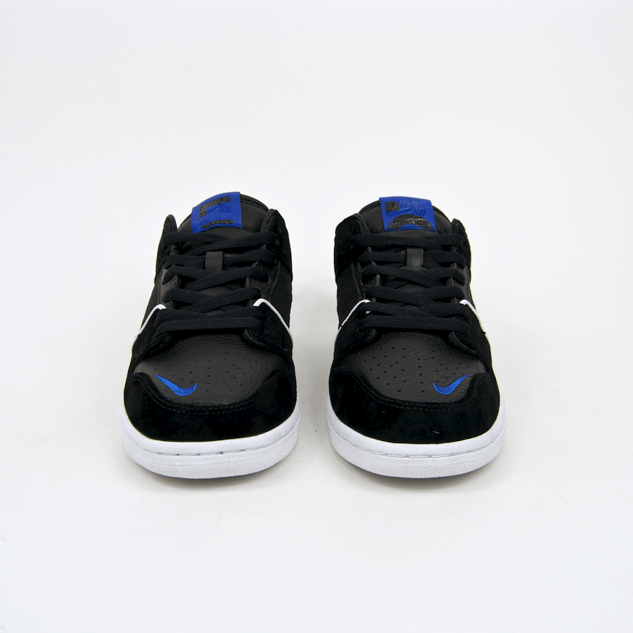 Nike SB - Dunk Low Pro QS (Decon x Soulland) Shoes - Black / Game Royal-White