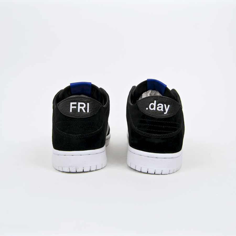 Nike SB - Dunk Low Pro QS (Decon x Soulland) Shoes - Black / Game Royal-White