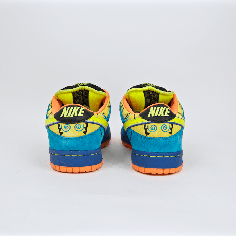 Nike SB - Dunk Low Pro SB 'Skate Or Die' Shoes - Black / Neon Yellow