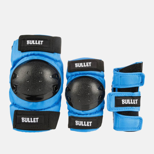 Bullet - Standard Pad Set - Junior - Blue / Black - OSFA