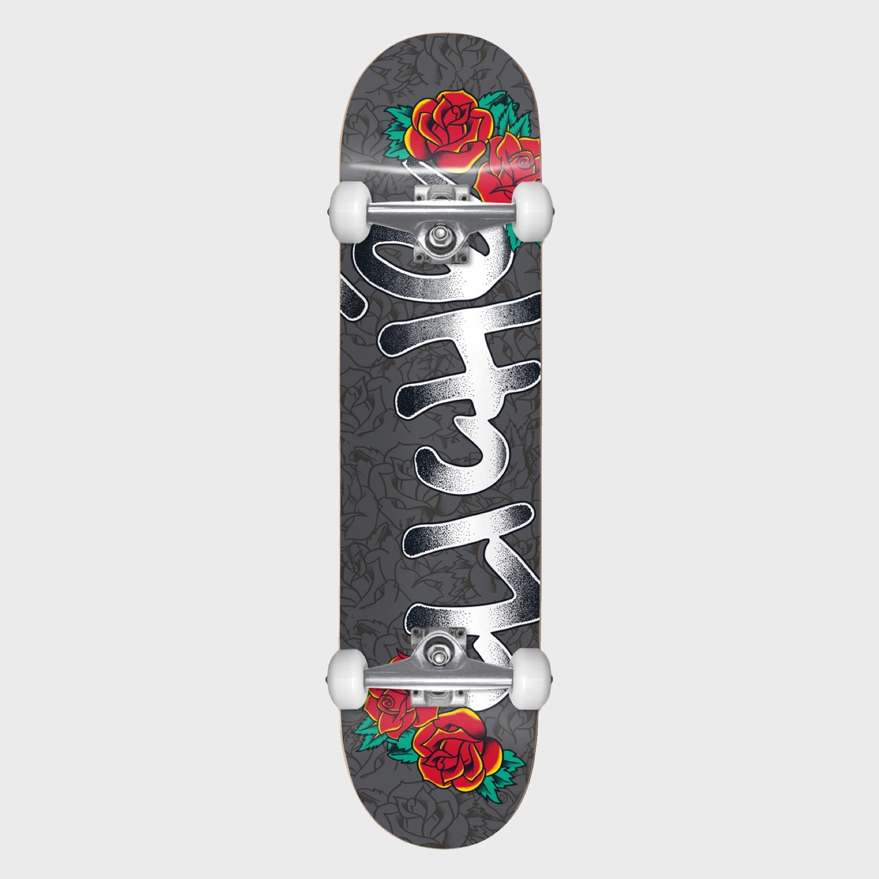 Cliche - 7.875" Traditional First Push Complete Skateboard - Black