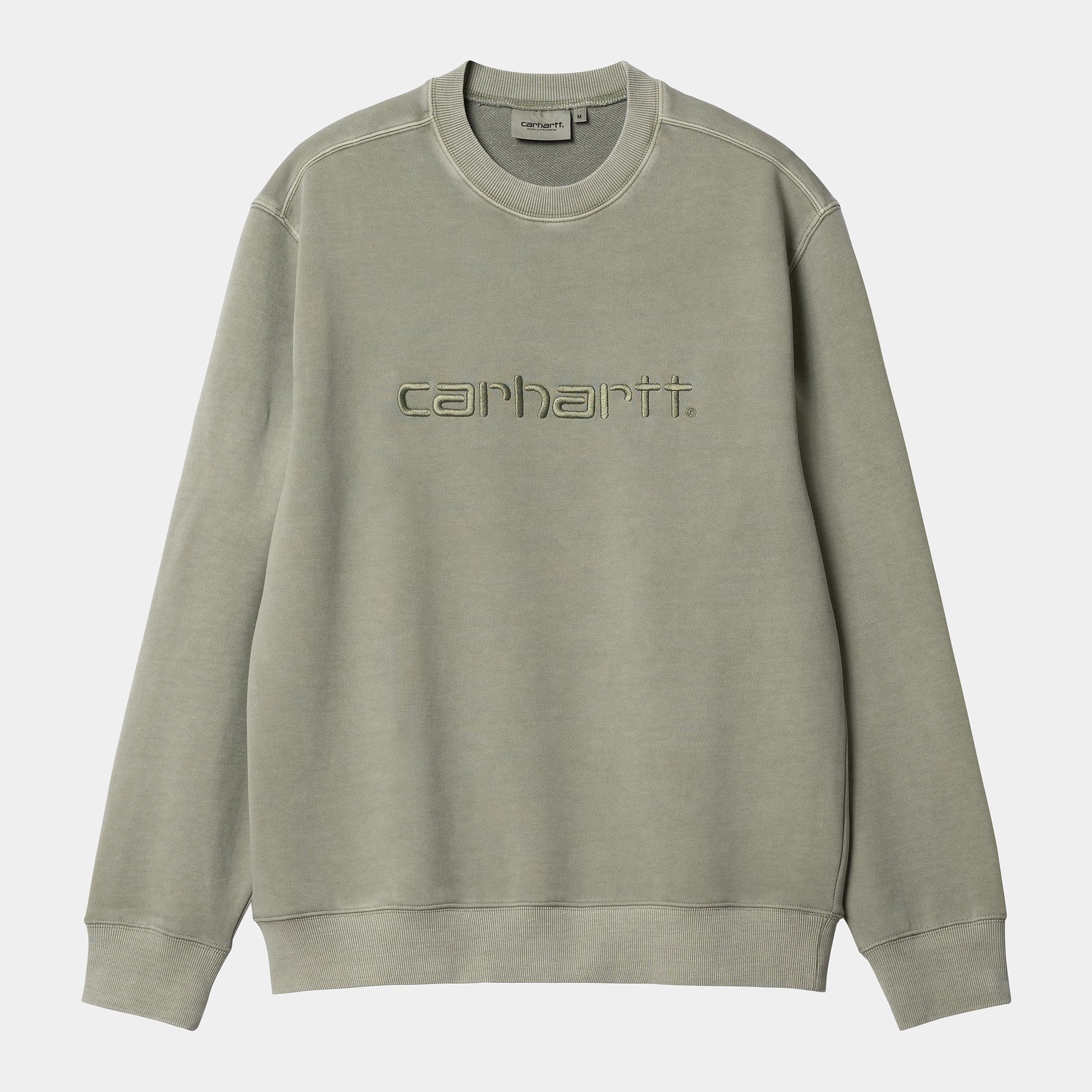 Carhartt WIP - Duster Carhartt Crewneck Sweatshirt - Yucca Garment Dyed