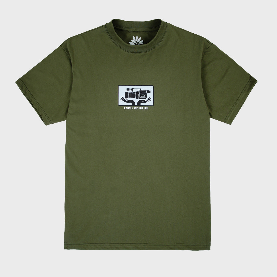 Magenta Skateboards Exhalt Khaki GreenT-Shirt