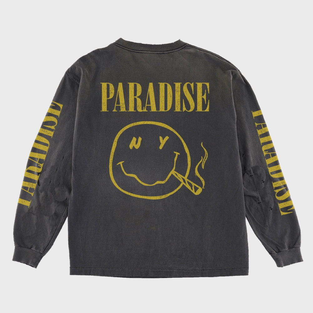 Paradise NYC - Nirvana Longsleeve T-Shirt - Black