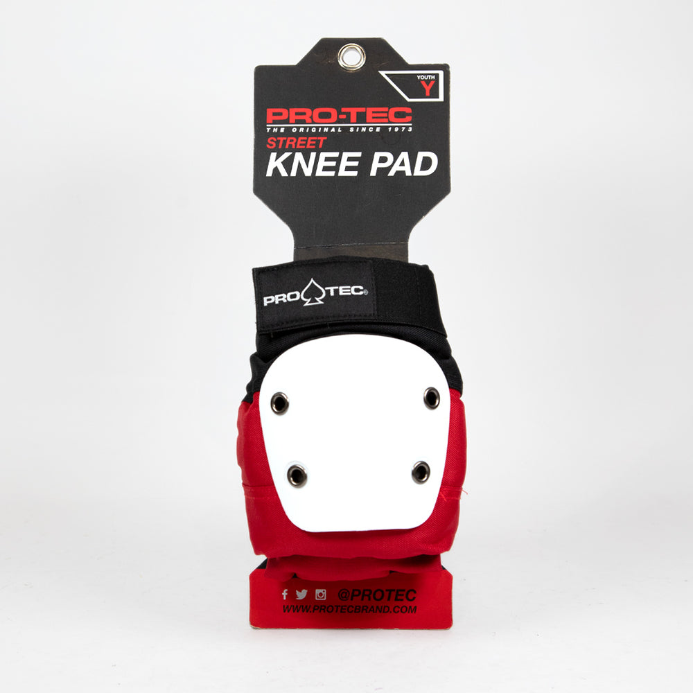 Pro-Tec - Youth Street Knee Pads - Red / White / Black