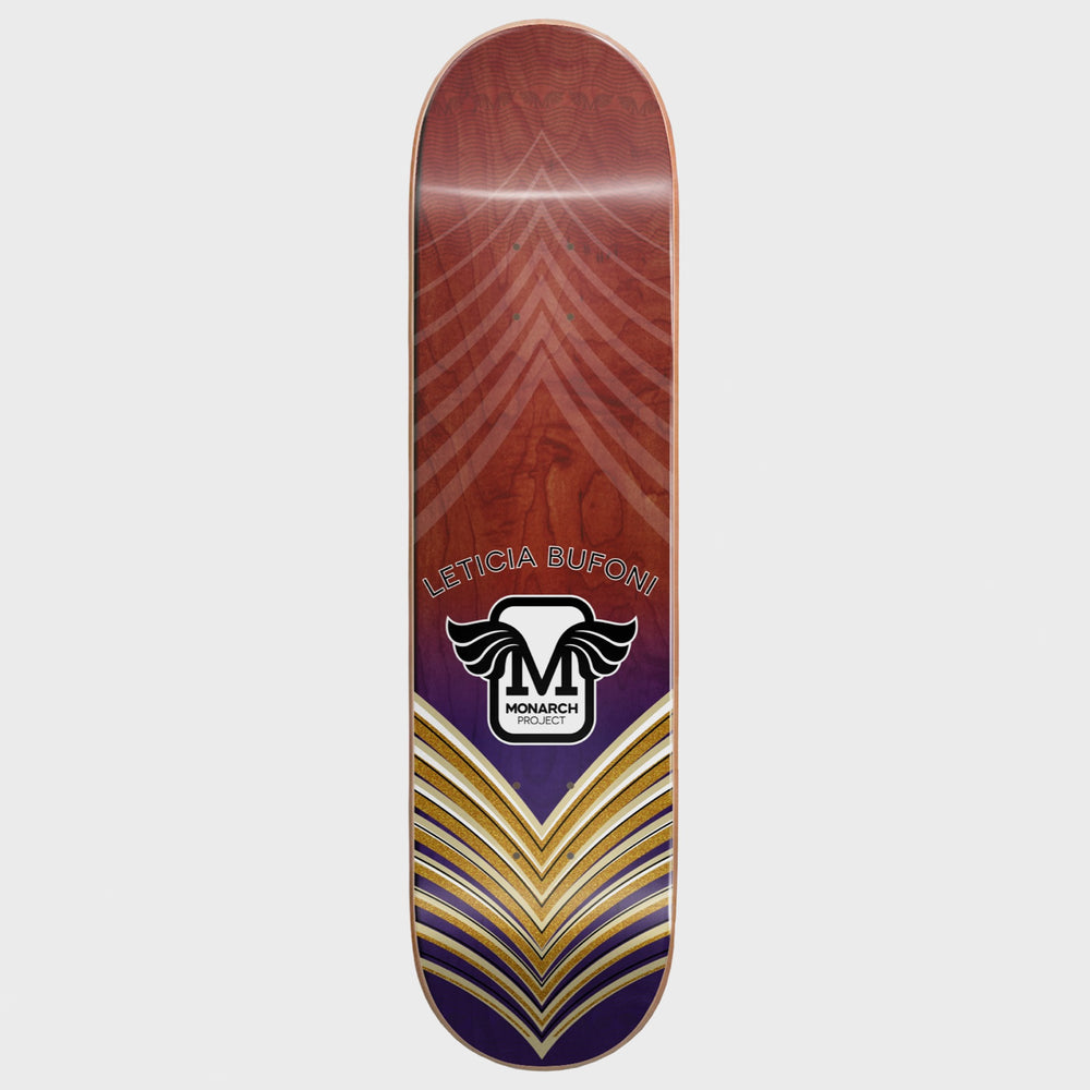 Monarch Skateboards - 8.375" Leticia Bufoni Horus Gradient Skateboard Deck