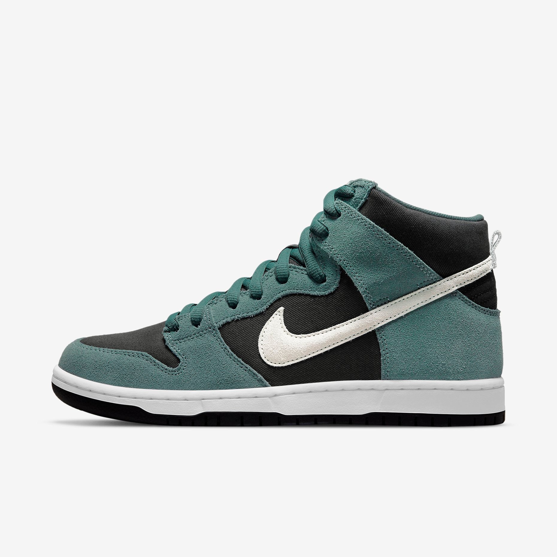(UK & EU ONLY) Nike SB - Dunk High Pro Shoes - Mineral Slate / Sail / Black / White