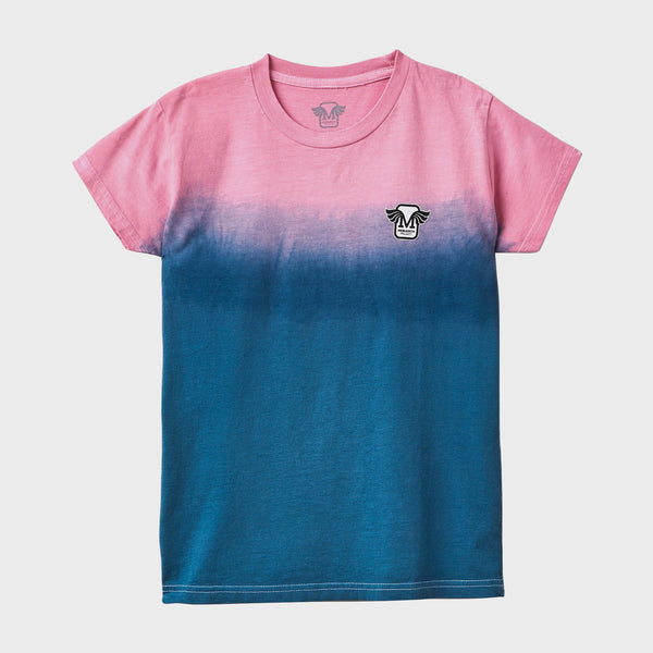 Monarch Skateboards - Youth Horus Gradient T-Shirt - Pink / Teal