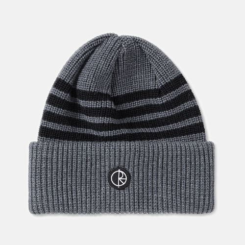 Polar Skate Co. - Stripe Merino Beanie - Grey