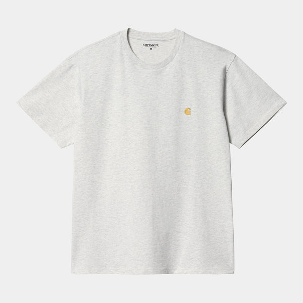 Carhartt WIP - Chase T-Shirt - Ash Heather / Gold