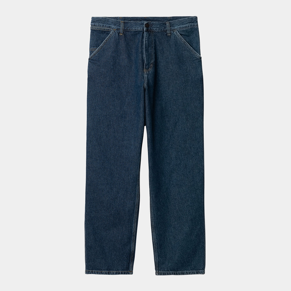 Carhartt WIP Blue Stone Washed Single Knee Denim Pant 