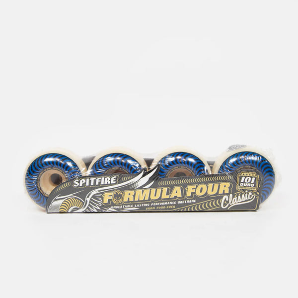 Spitfire - 56mm (101a) Formula Four Classics Skateboard Wheels (Blue)