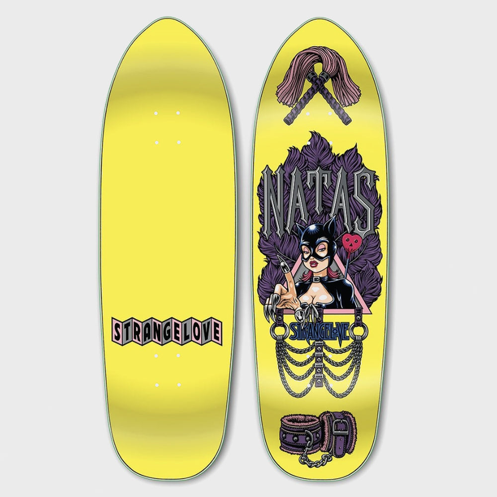 StrangeLove - 10.0" Natas Kaupas Skateboard Deck - Yellow