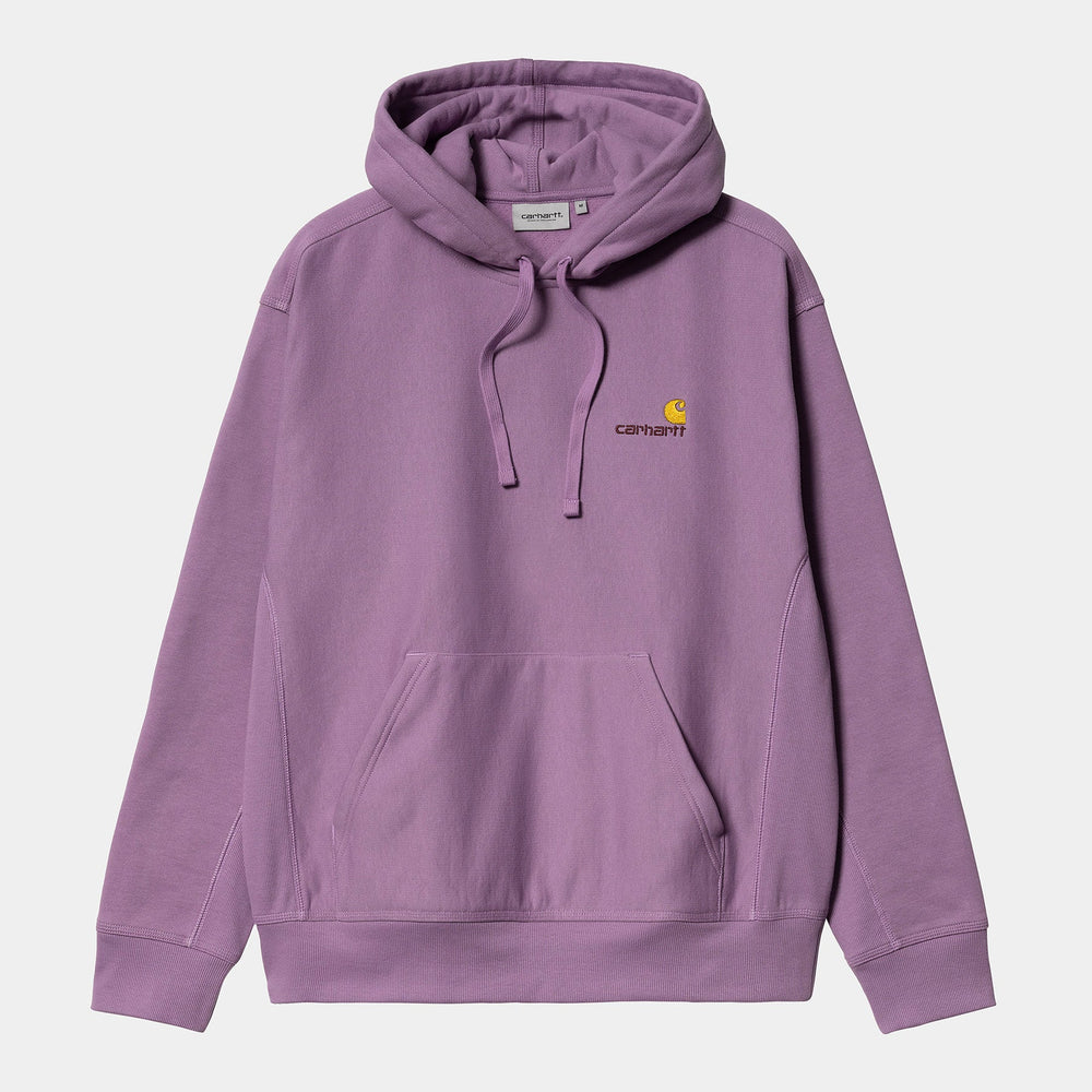 Carhartt WIP Violanda Purple American Script Pullover Hooded Sweatshirt