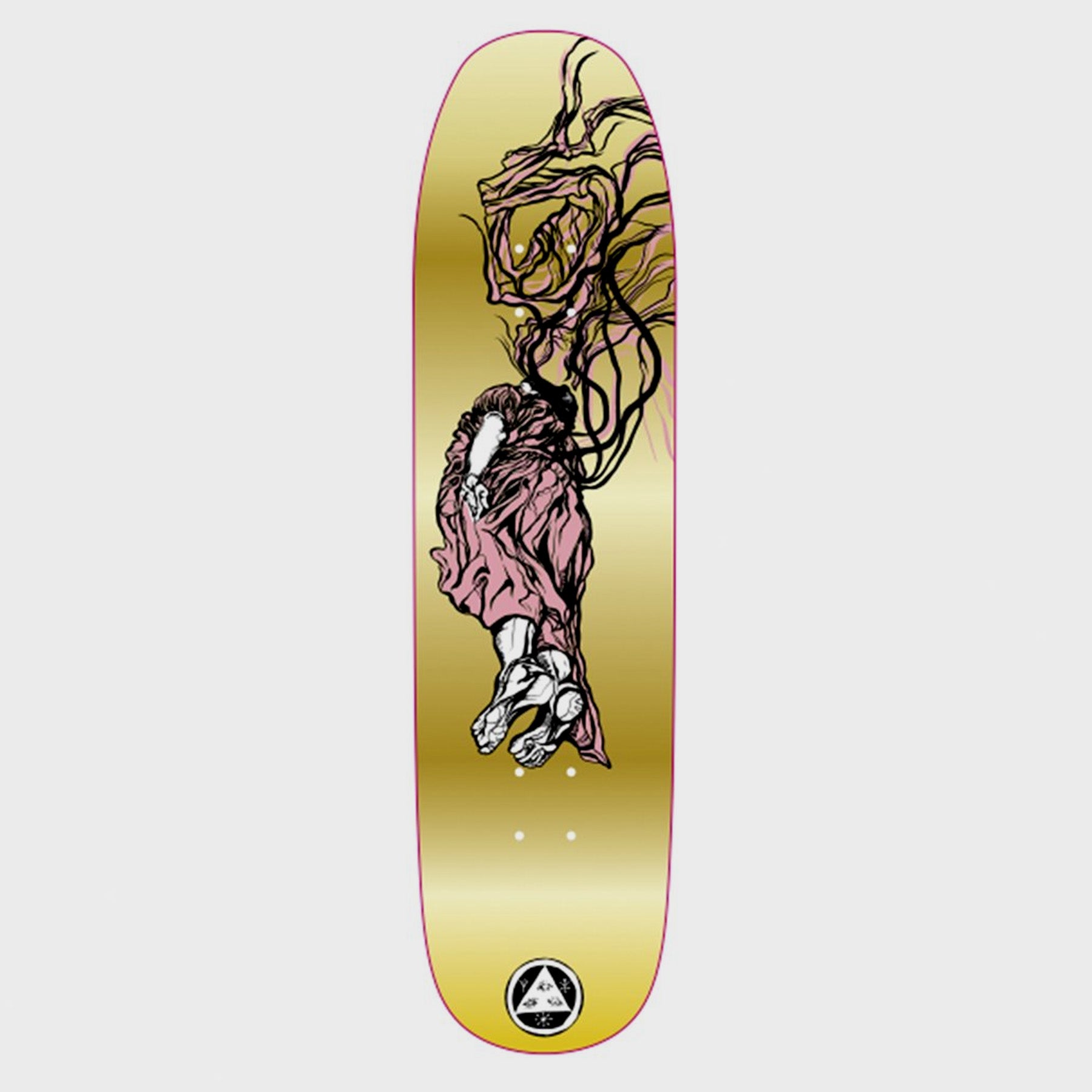 Welcome Skateboards - 8.21" Transcend on Son of Moontrimmer Skateboard Deck - Gold Foil